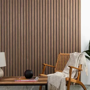 Sound Proof Akupanel Acoustic Wooden Acoustic Slat Wall Panel Wood Wall Panels Akustik Panel thumbnail-2