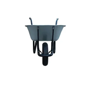 Wheelbarrow With Solid Tire for Landscaping and Farming thumbnail-4