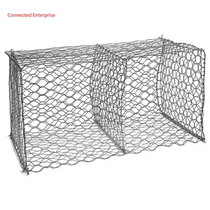 Price Trend of Gabion Stone Cage Net. 10% Zinc-aluminum Alloy Gabion Net in Various Specifications for Riverbank Anti-scour Repair thumbnail-4