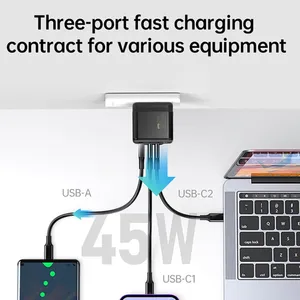 USB-C GaN Wall Charger for MacBook Pro & IPad Pro Fast Charging thumbnail-5