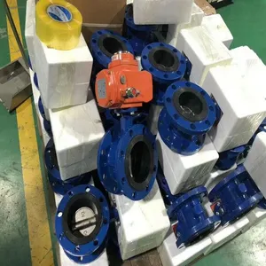 Colorful Ventilation Butterfly Valve With Durable Worm Gear Drive thumbnail-5