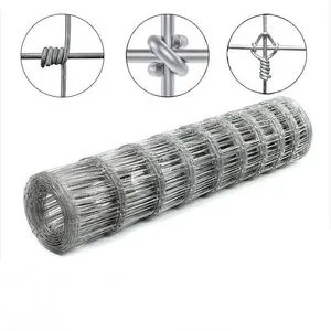 Durable Woven Cattle Fence Livestock Field Fence for Farm Pasture Protection thumbnail-5