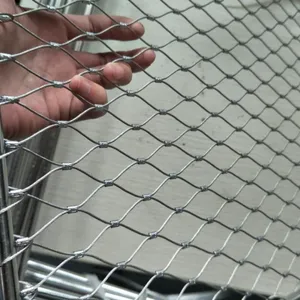 Professional Standard Stainless Steel Wire Rope Mesh, Cable Mesh, and Metal Rope Mesh for Sale. thumbnail-4