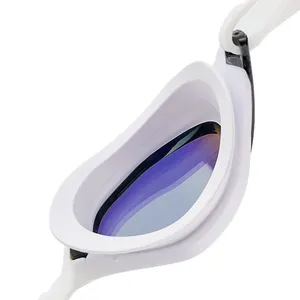 Larger Hybrid Small Swim Goggle Adults Anti-Fog Uv Protected Waterproof Mirror Coating High Definition Lens thumbnail-3
