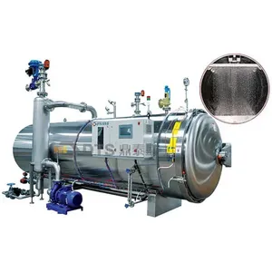 Cascade Retort/Sterilization Equipment for Food in Plastic Bottles, Cups, and Containers thumbnail-1