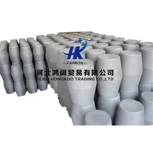 HP Graphite Electrode for EAF Steel Production With Supporting Graphite Nipple Low Resistivity High Mechanical Strength thumbnail-1