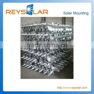 Al Solar Panel New Energy PV Mountings Ground Screw for Power Plant Concrete Structure thumbnail-1