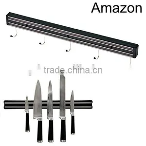 13 15 18 24 Inch Inch Long Wall-Mount Magnetic Knife Holder,Amazon Magnetic Knife Strip With Hanging Hooks thumbnail-4