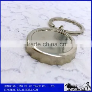 Round Decorative Customized Metal Key Chain thumbnail-3