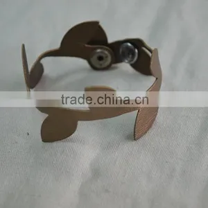 Wholesale Leaf Branch Leather Bracelet thumbnail-3