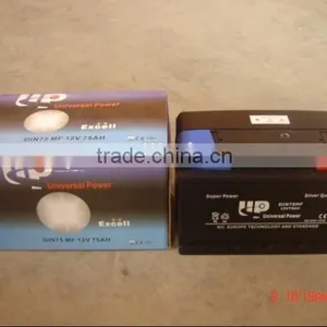 Maintenance Free Car Battery 57540MF 12V75AH thumbnail-1