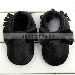 2015 100% Genuine Butter Soft Leather Baby Shoes Baby Moccasins for Promotion thumbnail-1