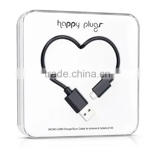 Happy Plug Design Micro USB Data Chargeer Male for Samsung thumbnail-5
