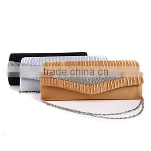 Hot Sale Korea Rhinestone Evening Bag Shoulder Bag With Chain thumbnail-1