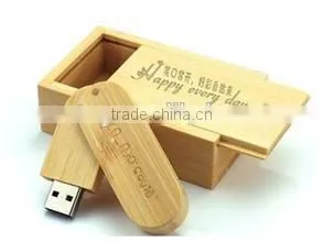 Top Selling Custom Logo 2.0 Wooden Swivel USB Flash Drive, Promotional Gift Wooden USB Pen Drive 8gb/16gb/32gb/64gb thumbnail-4