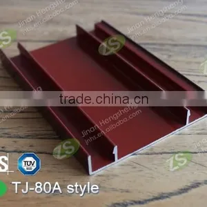 80mm High Fire Retardant Silver Brushed Aluminium Skirting Board thumbnail-3