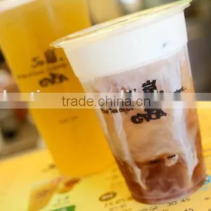 2016 Wholesale Plastic Cup With Drinking / Huge Cup for Cold Drink Transparent thumbnail-1