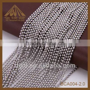 High Quality Nice Silver Color Metal Round Ball Chain thumbnail-1