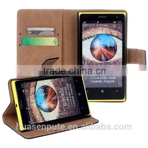 Genuine Leather Wallet Case for Nokia Lumia 1020 Mobile Phone Case thumbnail-1
