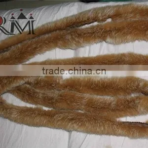 Hat Accessories Rabbit Fur Strips for Hood Rabbit Strips thumbnail-1