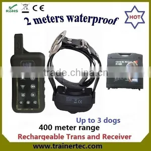 400meter LCD Display Multi-dog System Pet Behave Remote Dog Training System thumbnail-1
