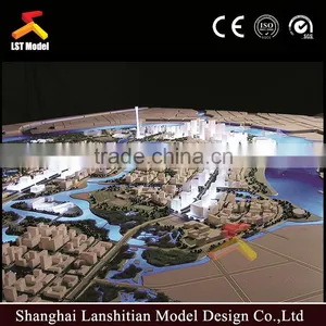 Vietnam City Plan Model Making With Light Decoration thumbnail-1