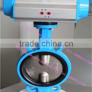 Pneumatic Actuated Wafer Butterfly Valve Easily Operated ,From Chinese Factory thumbnail-3