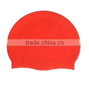 Colorful Customized Logo Available Printed Silicone Swim Cap thumbnail-3