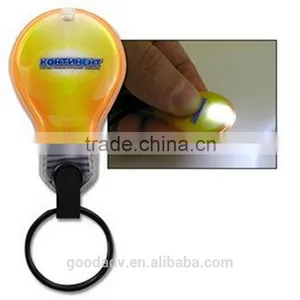 Factory Price Promotional Led Keychain PVC Led Light Keychain thumbnail-1