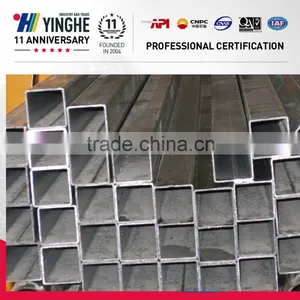 Shs Manufacturer Spply Hollow Section Pre Galvanized Iron Non Alloy Steel Rectangular Square Pipes Factory Price Made in China thumbnail-1