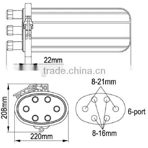 GJS-8008 Fiber Optics Closure thumbnail-6
