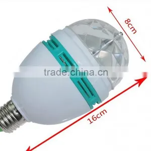 Factory Direct 3w RGB Stage Lighting Self Auto Led Rotating Light Bulb Lamp thumbnail-1