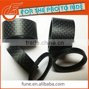 1-1/8 5/10/15/20mm Full Carbon Bicycle Part Spacer thumbnail-1
