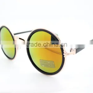 Metal Sunglasses Round Sunglasses Mirror Sunglasses thumbnail-3