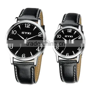 Hot Novelty 2015 Guangdong Men Wrist Watches Women Leather Couple Watches thumbnail-2