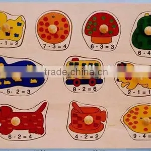Hot Sale Educational Wooden Toys Subtraction Puzzle thumbnail-1