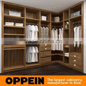 2016 New Design Oppein Melamine Material Modern Bedroom Wardrobe thumbnail-1