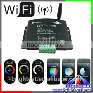IOS/Android rf Led Dimmer Dmx RGBW LED RF & Wifi LED Touch Controller thumbnail-2