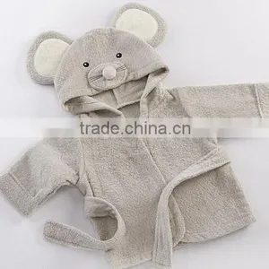 Wholesale Cartoon Soft Warm Embroidered Kids' Bathrobe thumbnail-1
