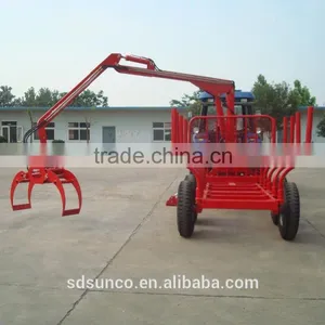 ZM Series Log Trailer Crane ZM5004,5 TonTimber Trailer With Crane,Tractor Mounted Model((1 Ton,3 Ton,5 Ton,8 Ton,10ton,12 Ton) ) thumbnail-2