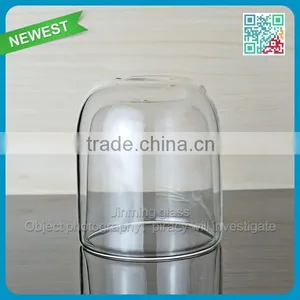 Newest Heat-resistant Double Wall Glass Cup Tea Cup Creative Cup Glass Transparent Circular no Cover thumbnail-5