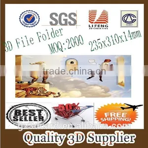 Guangzhou Lifeng Factory A4 Size PP Lenticular 3d File Folder thumbnail-1