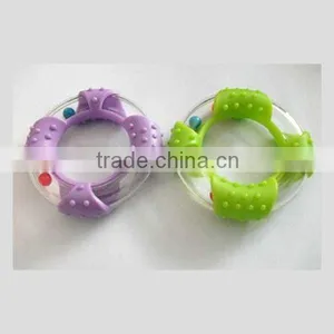 Lovely Plastic Ring Rattle, Wholesale Baby Rattles Toy thumbnail-1