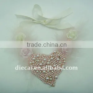 Fabric Flower Necklace thumbnail-1