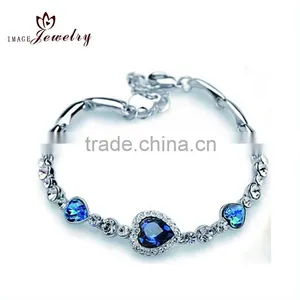 2014 Fashion Silver Jewelry Bracelets With Cubic Zircon thumbnail-1