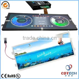 12.3 Inch LCD 1920X720 Bar Type TFT LCD Ultra Wide TFT LCD for Car Rearview Mirror Monitor Quality Choice thumbnail-1