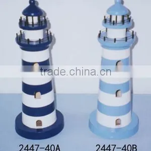 Wooden Decoration Light House Nautical Hand Craft & Gifts thumbnail-3