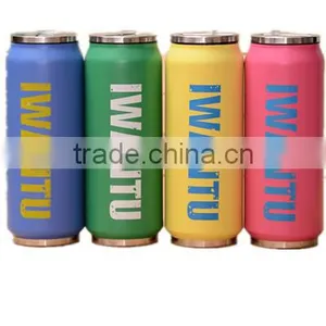 OEM Manufactury Double-wall Vacuum Cola Can Tumbler With Straw thumbnail-5