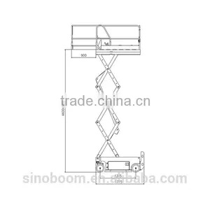 Mobile Hydraulic Custom Aerial Outdoor Scissor Lift Platform thumbnail-3