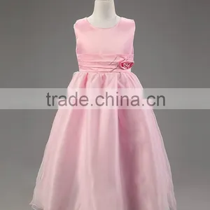 Fashion New Designs Handmade Charming Child Evening Dress Noble Girl Maxi Dress TR-WS07 thumbnail-2